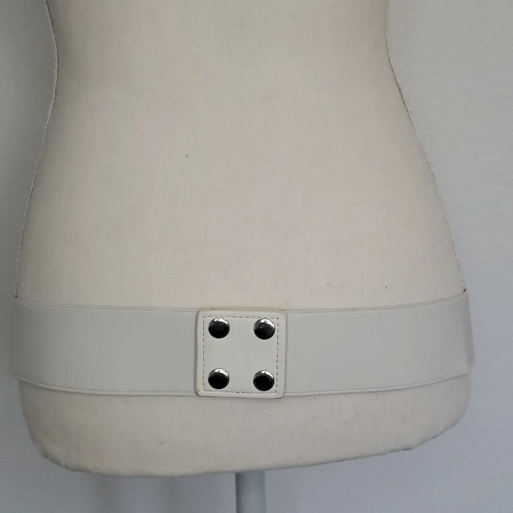 NY&Co White Elastic Belt